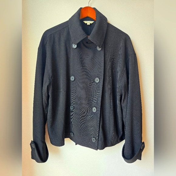 MAX STUDIO Black Double-Breasted Jacket Short Size XL - Picture 8 of 8